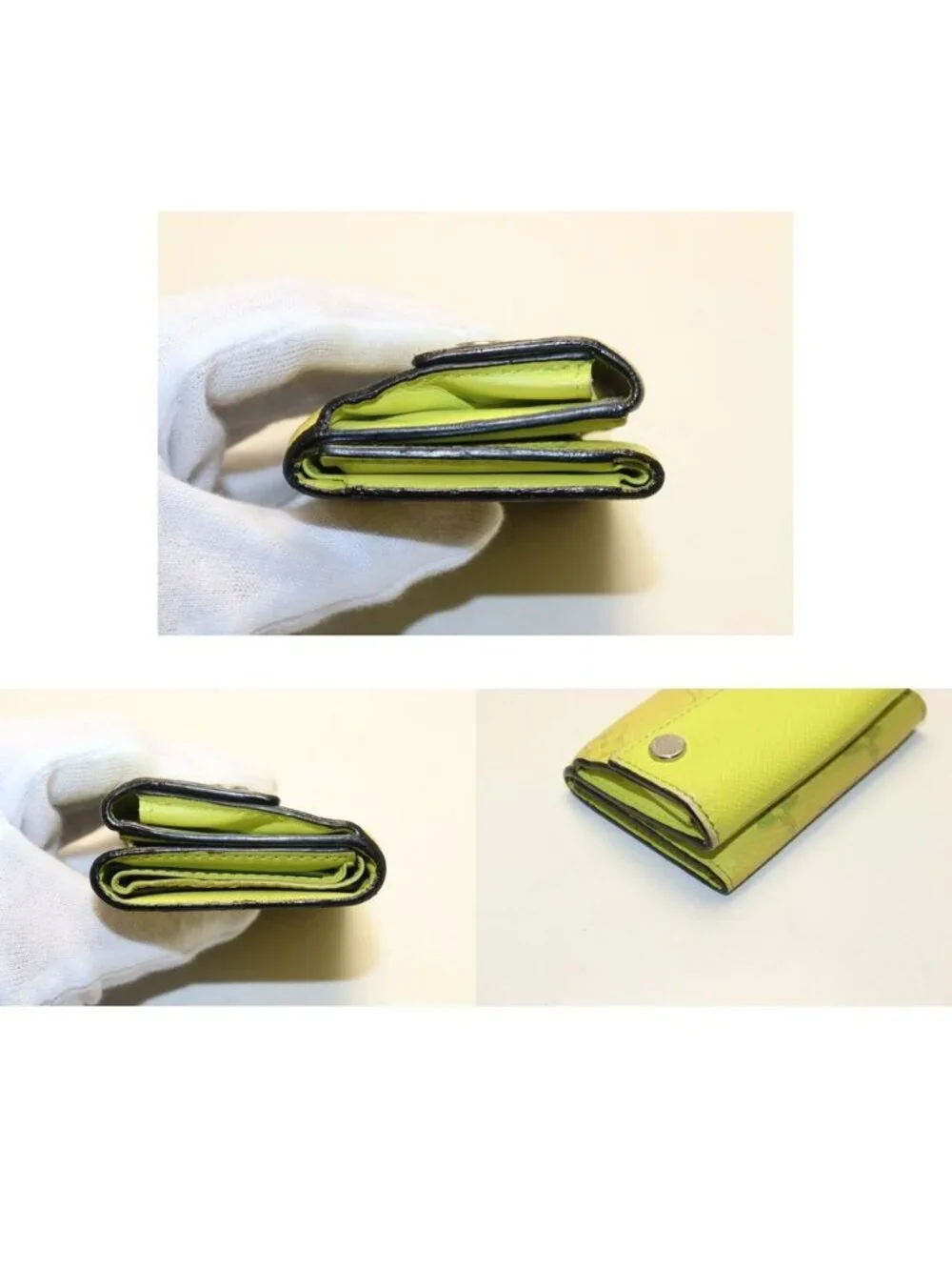 Louis Vuitton Taigarama Discovery Compact Leather Trifold Wallet
